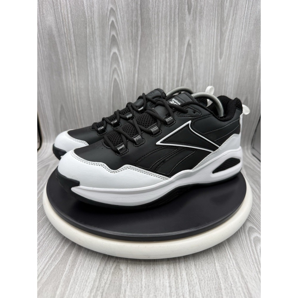 Reebok ATR Chill Mid Mens Size 9.5 Black White Retro Basketball Sneakers NEW